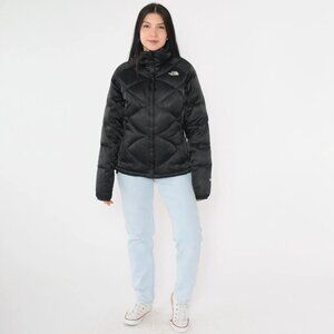 The North Face Women's Black Goose Down 550 Quilted Puffer Jacket Size L